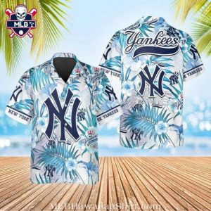 Vivid Palms NY Yankees Hawaiian Shirt – Fresh Oceanic Breezes