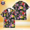 Dynamic Splash Play – Cincinnati Reds Black And Red Hawaiian Shirt