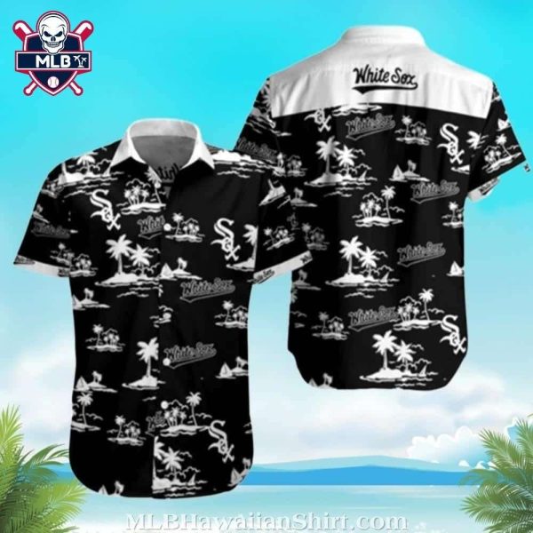 White Sox Night Palm Tropical Hawaiian Shirt