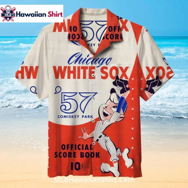 1957 Score Book Cover Chicago White Sox Aloha Shirt