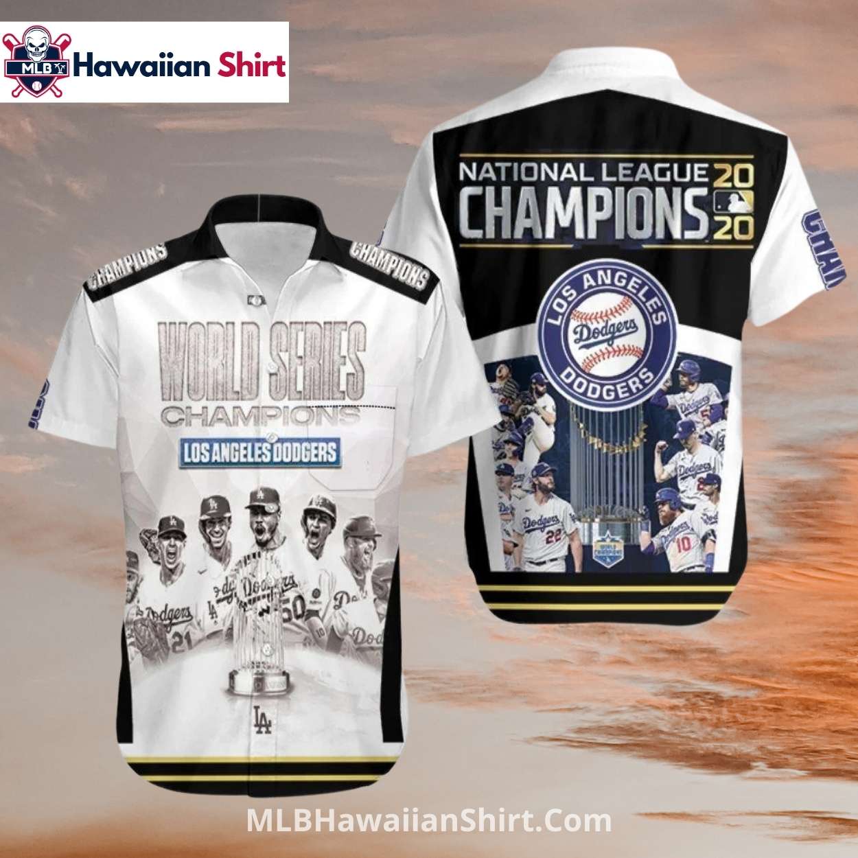 2020 Champs Celebration Los Angeles Dodgers Aloha Shirt Players 2020 Champs Celebration Los Angeles Dodgers Aloha Shirt Players