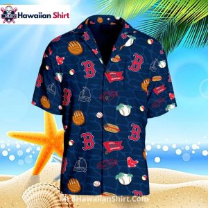 Beach Fun Icon Red Sox Hawaiian Shirt With Summer Vibes