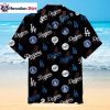 Black And White 2020 LA Dodgers Aloha Shirt With Player Graphics