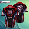 Bright Tropical Flowers Nationals Hawaiian Shirt Custom