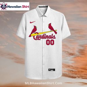 Cardinals Hawaiian Shirt With Bold Tropical And Baseball Flair