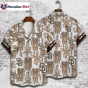 Classic Tribal Tiki San Diego Padres Hawaiian Shirt