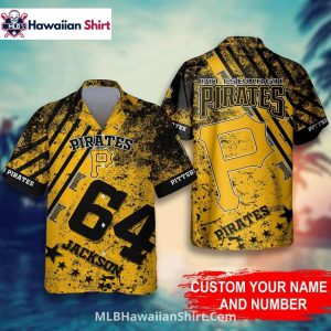 Custom Name And Number Pittsburgh Pirates MLB Hawaiian Shirt