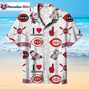 I Love Cincinnati Reds Hawaiian Shirt Fan Favorite