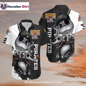 Jack Skellington Style Pittsburgh Pirates MLB Aloha Shirt