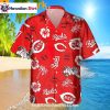 Mixed Logos Cincinnati Reds Hawaiian Shirt Icon Edition