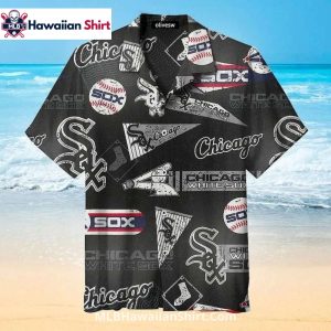 Mixed Logos And Pennants Chicago White Sox Aloha Shirt