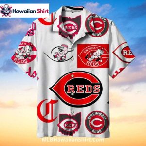 Mixed Logos Cincinnati Reds Hawaiian Shirt Icon Edition