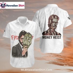 Money Heist Character Crossover White Sox Aloha Shirt