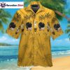 Sunset Beach Palm Trees Pittsburgh Pirates Aloha Shirt