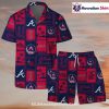 Palm Trees And Baseball Icons Atlanta Braves Hawaiian Shirt
