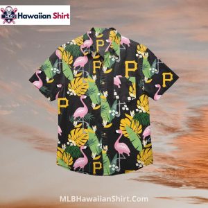Pink Flamingos Tropical Pittsburgh Pirates MLB Pirates Hawaiian Shirt