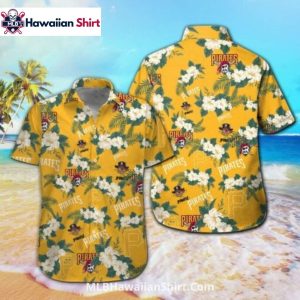 Pittsburgh Pirates Tropical Floral MLB Pirates Hawaiian Shirt