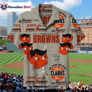 Retro Browns Gas Baltimore Orioles Hawaiian Shirt