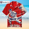 Patchwork Quilt Logo Chicago White Sox Aloha Shirt