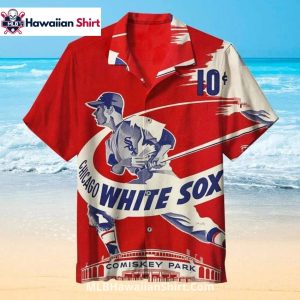 Retro Swing Batter Red Chicago White Sox Aloha Shirt
