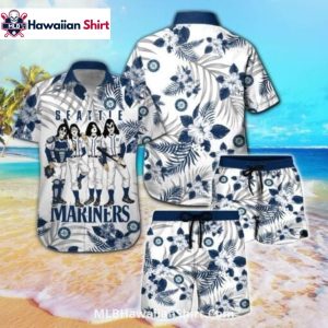 Seattle Mariners Baseball Legends Aloha Shirt Set