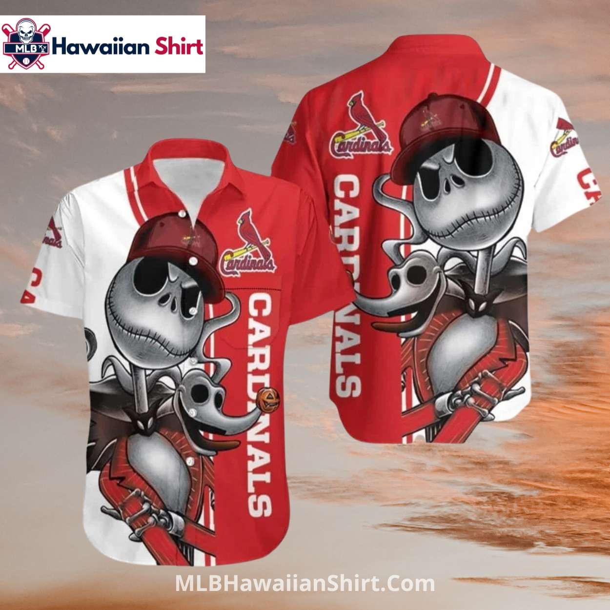 Skeleton Baseball St. Louis Cardinals Hawaiian Shirt Skeleton Baseball St. Louis Cardinals Hawaiian Shirt