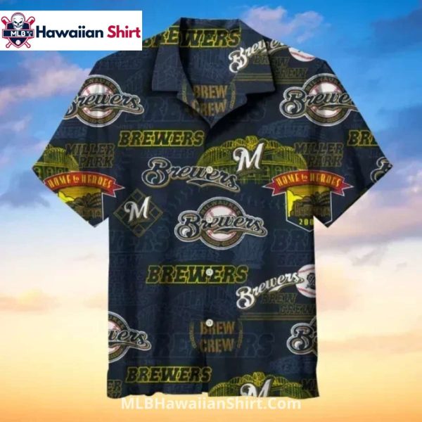 Stadium Theme Brewers Hawaiian Shirt Miller Park Pride