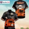 Palm Tree Vibe SF Giants Hawaiian Shirt Orange And Gray