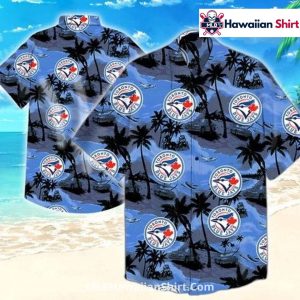Sunset Silhouette Toronto Blue Jays Hawaiian Shirt